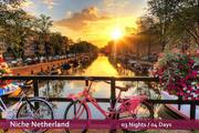 Luxury Netherlands Holiday Tour Packages from Delhi India
