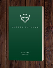 Legal Mind: Lawyer Notepad | Attorney Lawyer Personalized Notebook