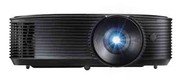 Compact and powerful projector with powerful audio speakers.