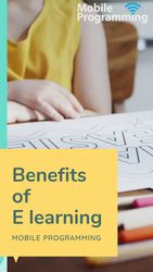 Benefits of E learning 