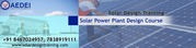 Online solar power plant design course,  online solar design classes,  delhi