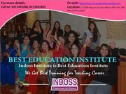 Delhi's Best Teacher Training Institute for Women