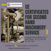 Chartered engineer certificate for second-hand machinery