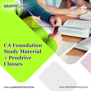 Pendrive Classes,  and Video Lecture for CA Foundation Exam Preparation