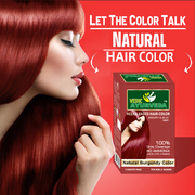 VEDICAYURVEDA Natural Burgundy Hair Color with No Ammonia For Men and 