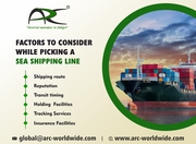 Sea Freight Forwarding Service Provider 24*7
