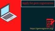Apply for gem registration