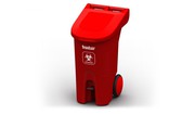 Large capacity medical waste bins