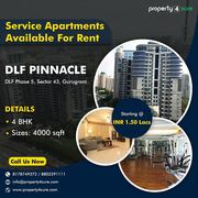  Service Apartments in DLF Pinnacle Gurgaon 