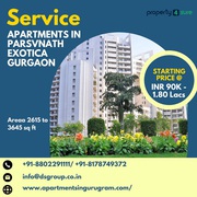 Service Apartments in Parsvnath Exotica Gurgaon  