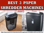 Buy Paper shredder Machine To Save your Information From Stolen From A