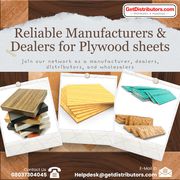 Reliable Manufacturers & Dealers for Plywood sheets