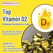 Top Vitamin D2 Wholesale Distributors in India