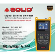Solid SF-630 TV Digital Satellite dB Meter