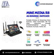 Your Live Streaming with Sky Wire Broadcasting's R8 4G Bonding Switche