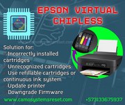 Chip virtual,  repara error de cartuchos no reconocidos o mal instalado
