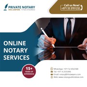 Online Notary Services in Dubai