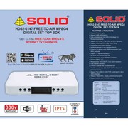 SOLID HDS2-6147 DVB-S2/MPEG-4 FullHD FTA Set-Top Box with SOLID OTT Ap