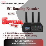 Use 5G Bonding encoder for Video 