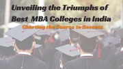 Best 20 MBA Colleges in India 2024 ranking