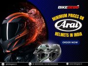 Minimum prices on Arai Helmets in India