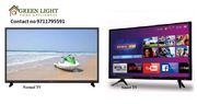 Frameless latest version android led TV: Green Light