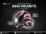 shop now the best Arai helmets in the India 