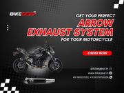 Get your perfect Arrow exhaust system for your motorcycle 