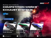 Bookings now available for competition Werks exhaust systems