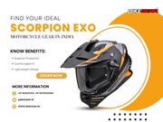 Find Your Ideal Scorpion EXO Motorcycle Gear in India