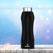 Speedex Water Bottle 1 LTR,  Black,  Stainless Steel