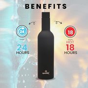 SPEEDEX Thermos Bottle - 500 ML Vacuum Black Colour