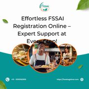 Effortless FSSAI Registration Online – Expert Support at Every Step!