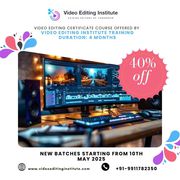 Video Editing Certificate Course offered by  Video Editing Institute T