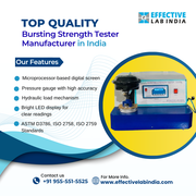 Top Quality Bursting Strength Tester Manufacturer in India