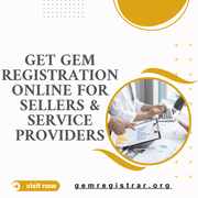 Get GeM Registration Online for Sellers & Service Providers