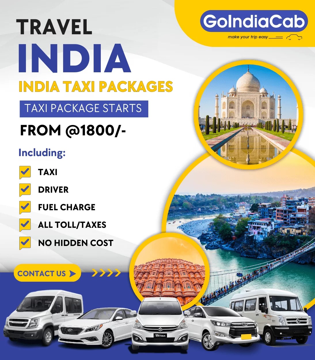 Go India Cab - Taxi Service in Delhi 