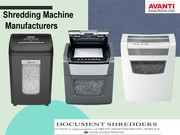 Avanti - ltd Shredding Machine in New Delhi 