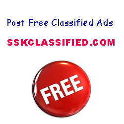 Post Free Classified Ads on sskclassified.com